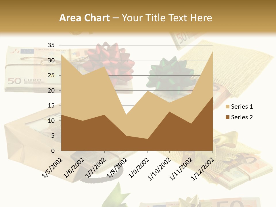 Billets Paquet Ornement PowerPoint Template
