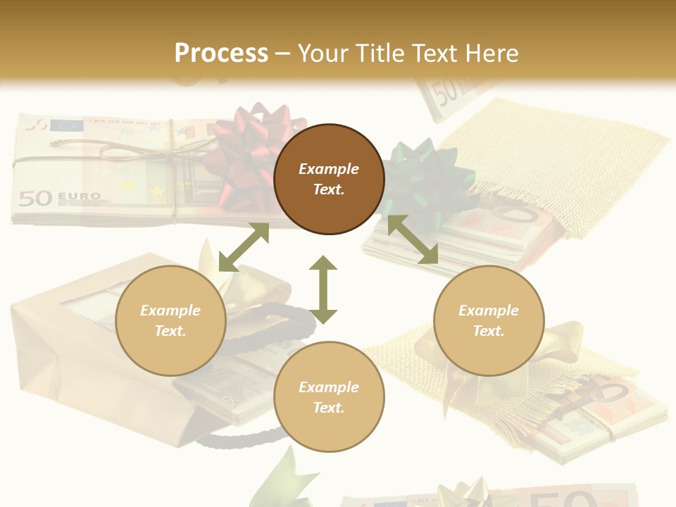 Billets Paquet Ornement PowerPoint Template