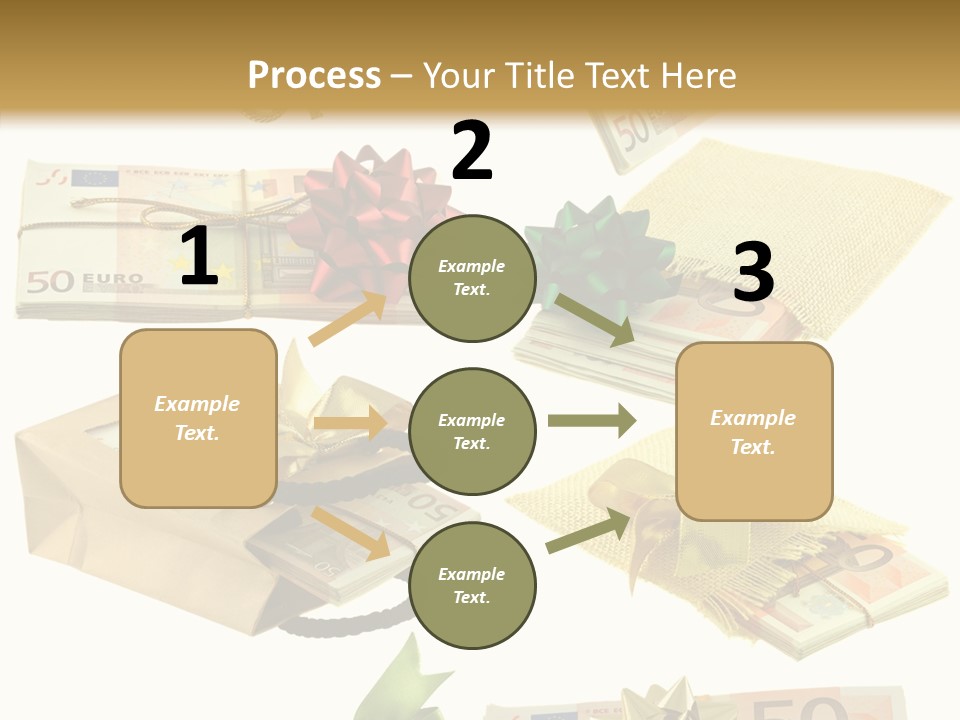 Billets Paquet Ornement PowerPoint Template