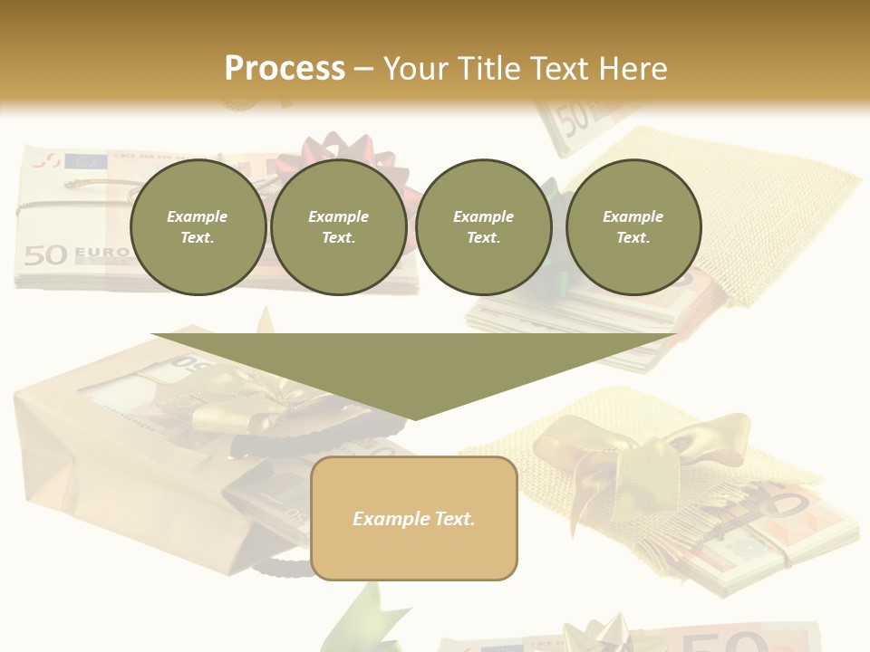Billets Paquet Ornement PowerPoint Template