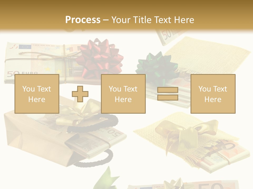 Billets Paquet Ornement PowerPoint Template