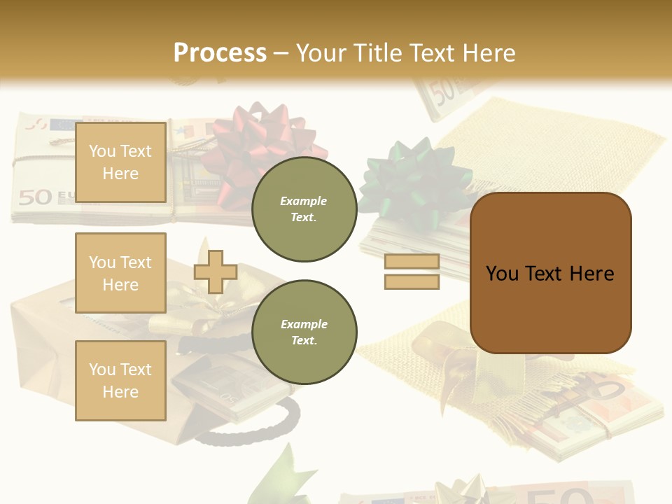 Billets Paquet Ornement PowerPoint Template