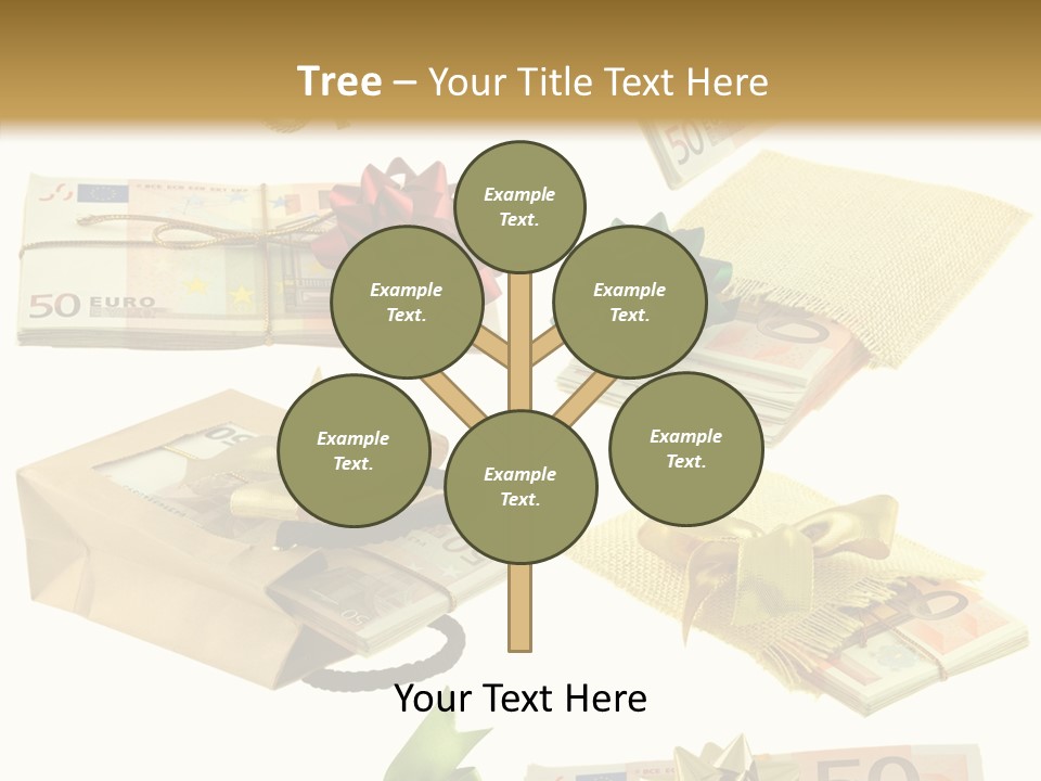 Billets Paquet Ornement PowerPoint Template