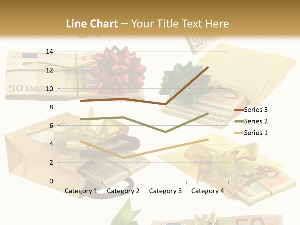 Billets Paquet Ornement PowerPoint Template