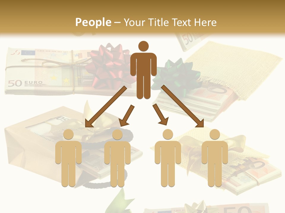 Billets Paquet Ornement PowerPoint Template