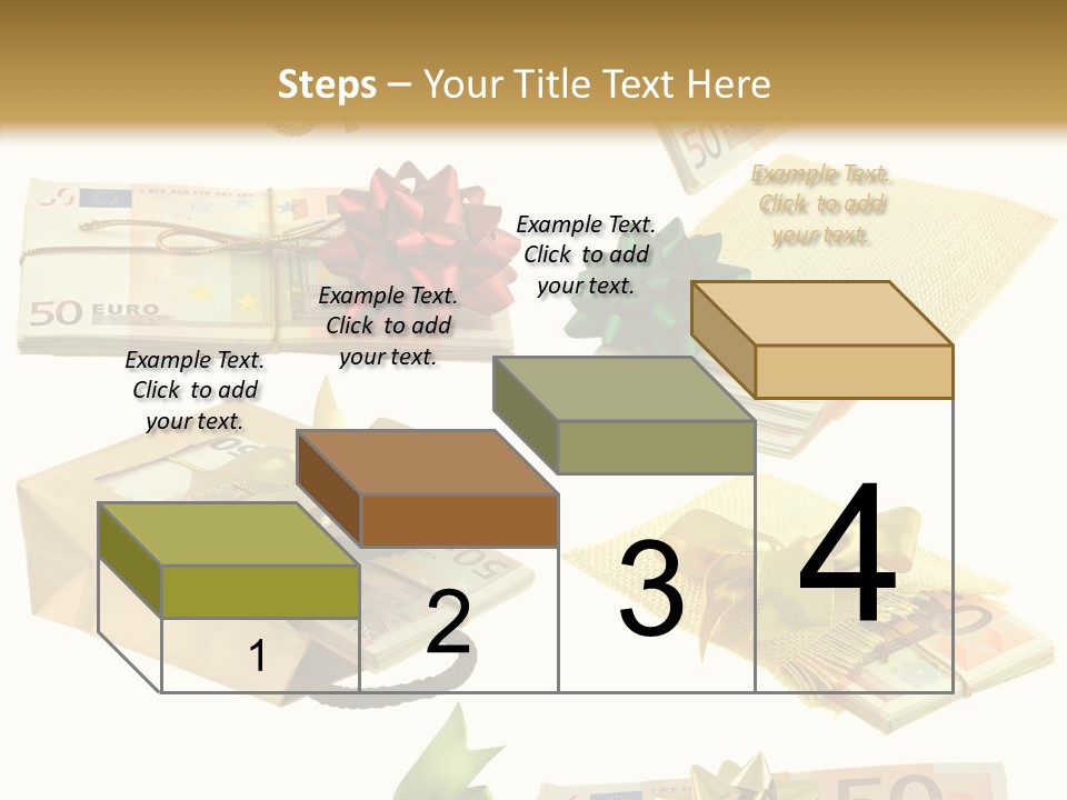 Billets Paquet Ornement PowerPoint Template