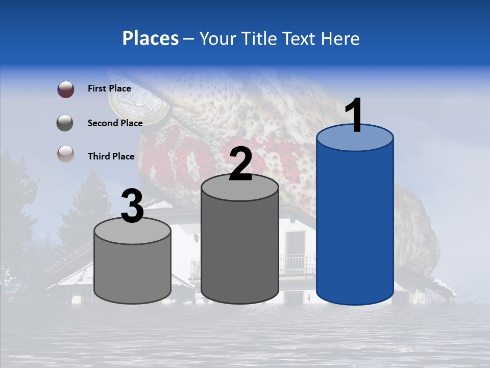 Familie Menschlich Hochwasser PowerPoint Template