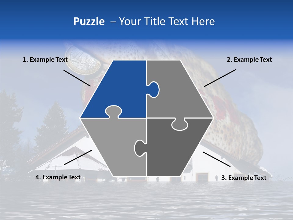 Familie Menschlich Hochwasser PowerPoint Template