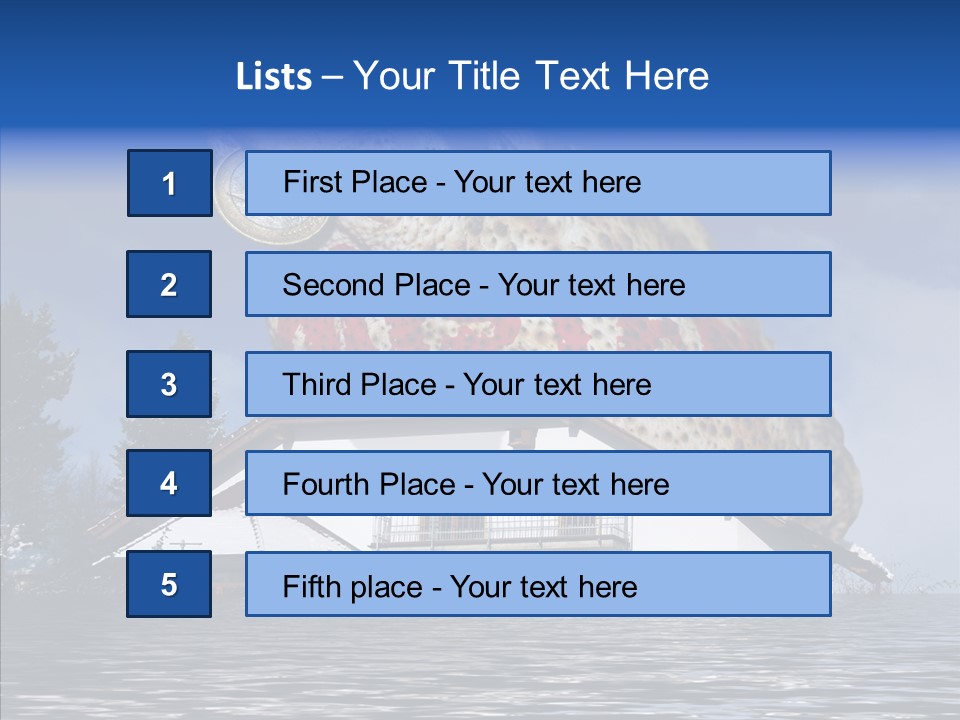 Familie Menschlich Hochwasser PowerPoint Template