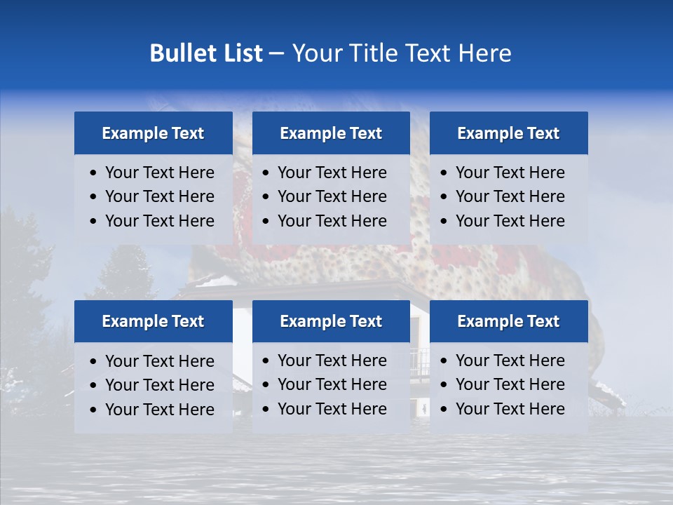 Familie Menschlich Hochwasser PowerPoint Template