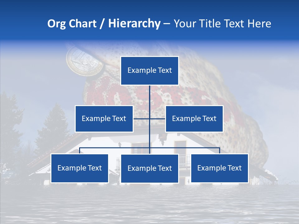 Familie Menschlich Hochwasser PowerPoint Template