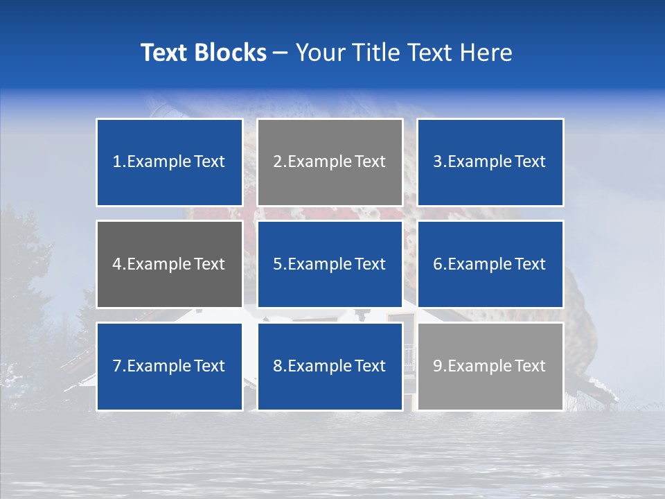 Familie Menschlich Hochwasser PowerPoint Template