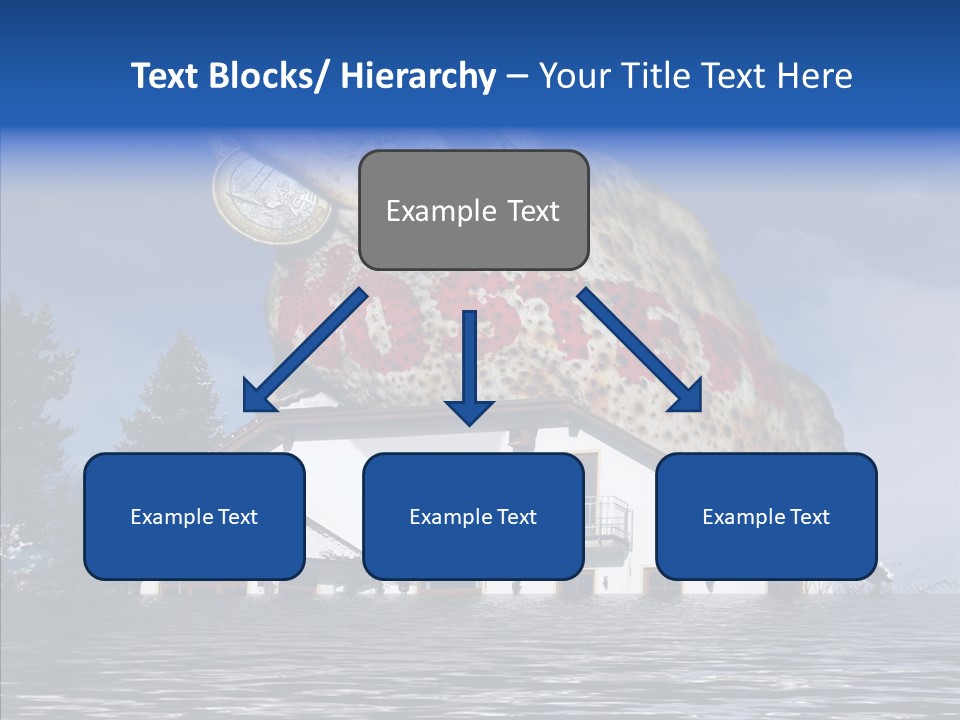 Familie Menschlich Hochwasser PowerPoint Template