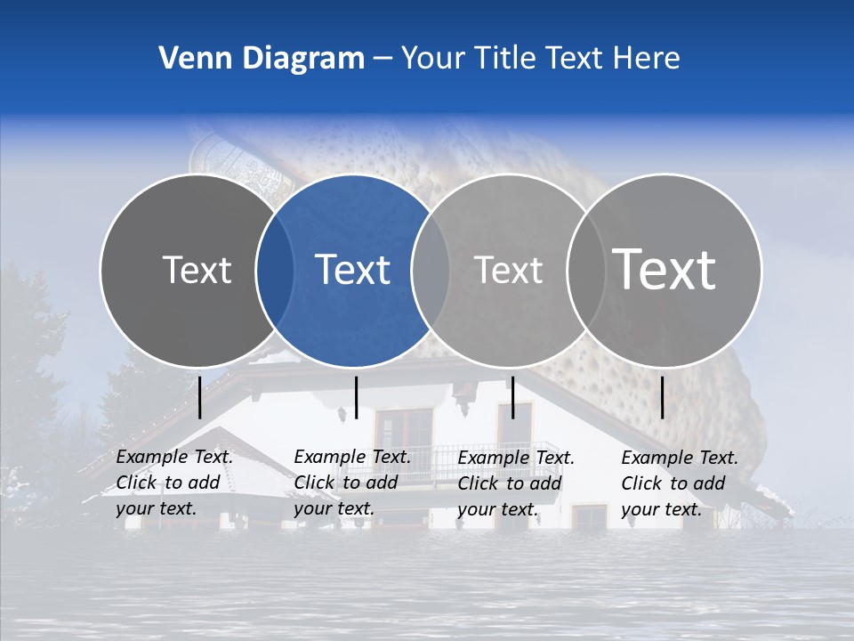 Familie Menschlich Hochwasser PowerPoint Template