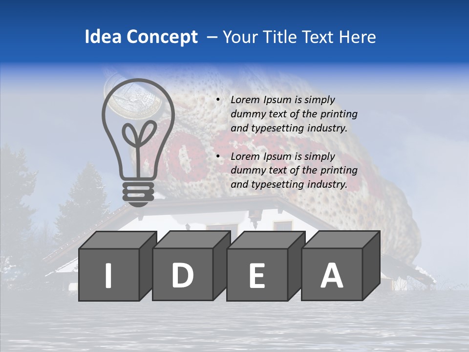 Familie Menschlich Hochwasser PowerPoint Template