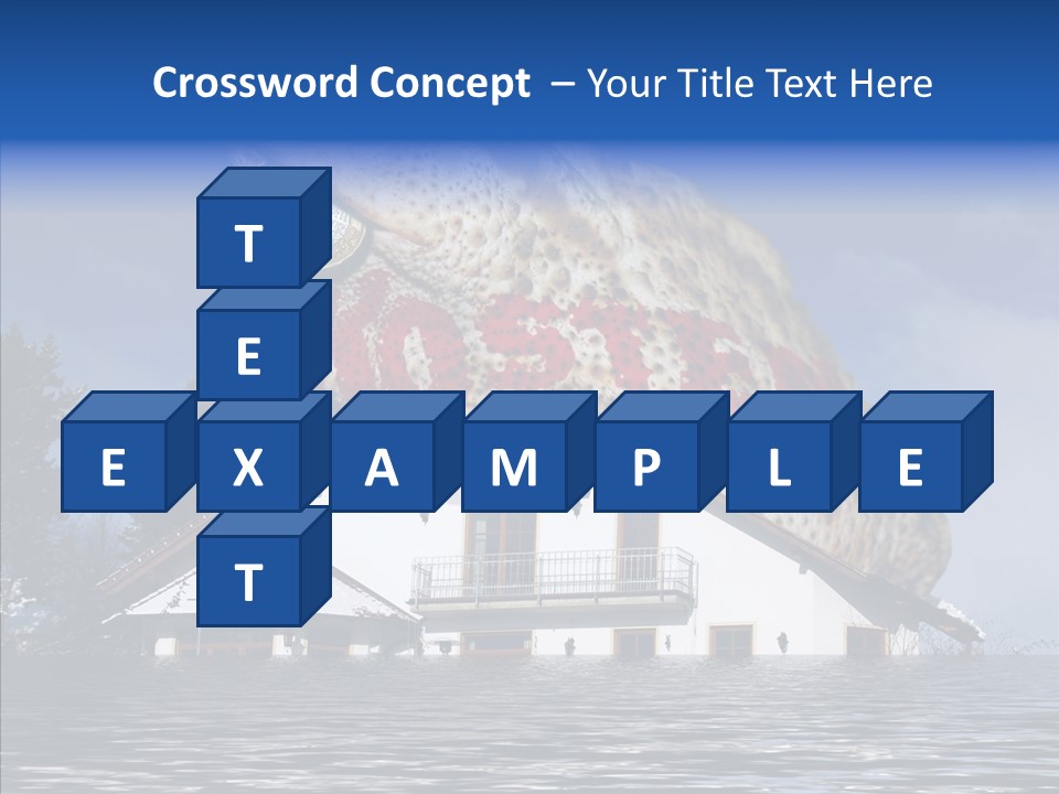 Familie Menschlich Hochwasser PowerPoint Template