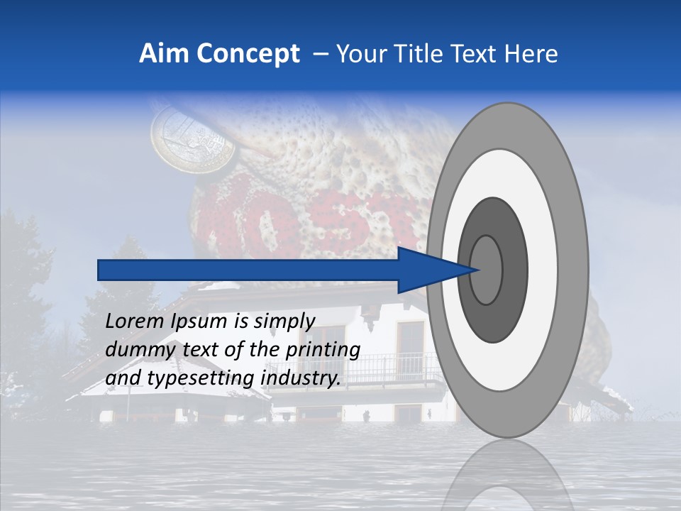 Familie Menschlich Hochwasser PowerPoint Template