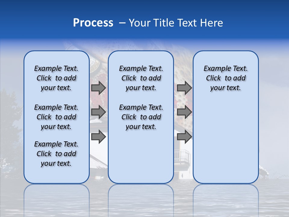 Familie Menschlich Hochwasser PowerPoint Template