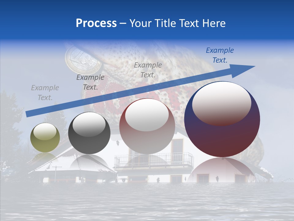 Familie Menschlich Hochwasser PowerPoint Template