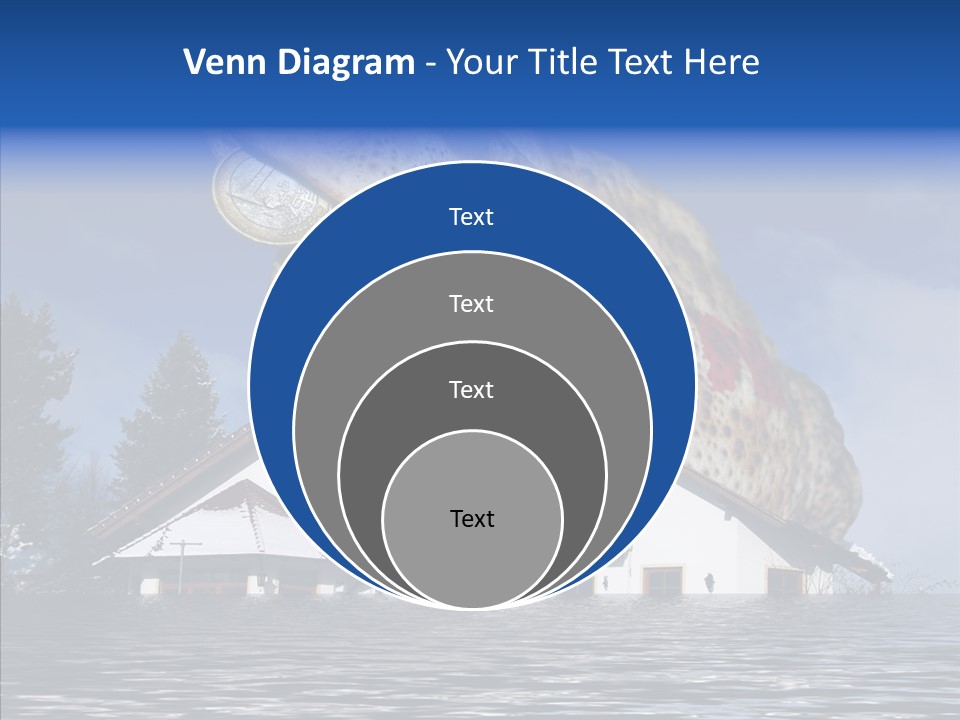 Familie Menschlich Hochwasser PowerPoint Template