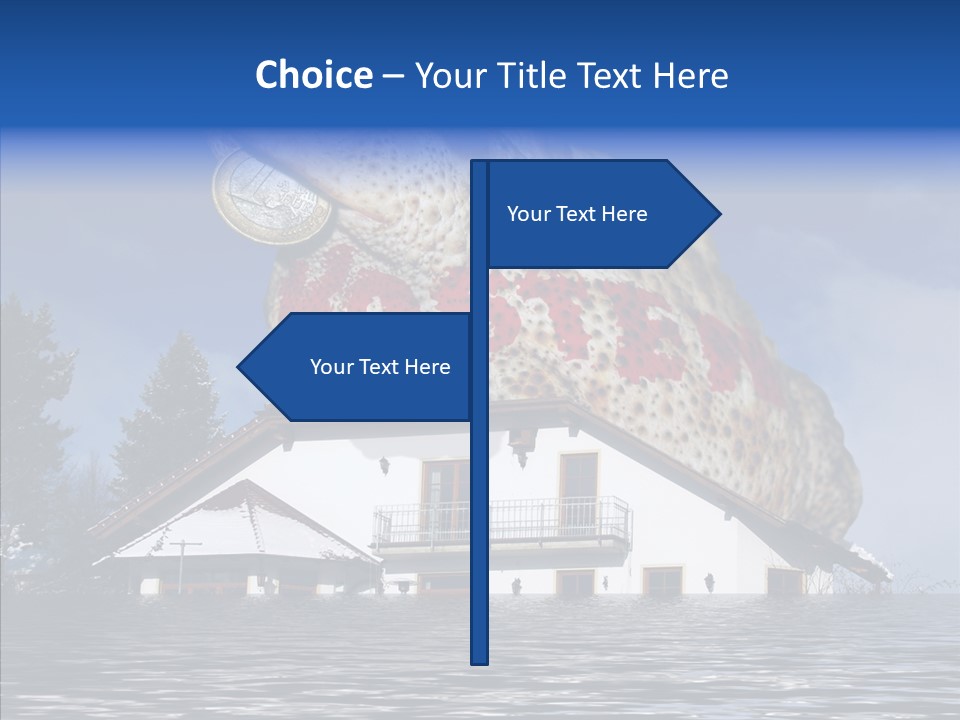 Familie Menschlich Hochwasser PowerPoint Template