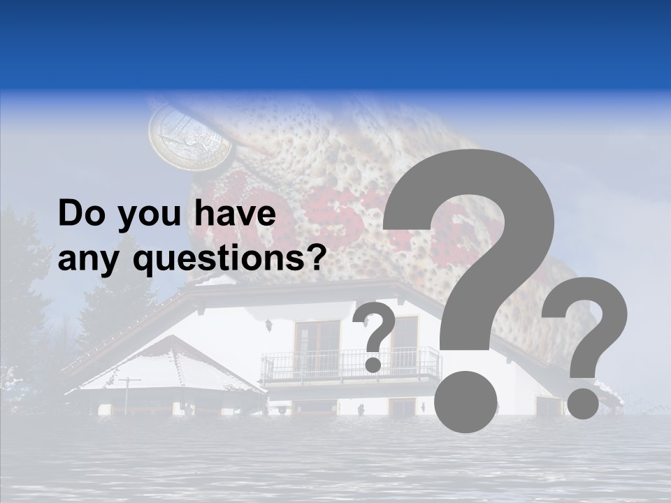 Familie Menschlich Hochwasser PowerPoint Template