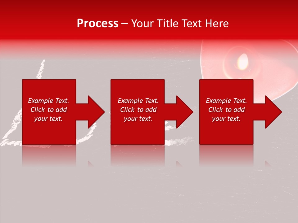 Bougies Aimer St Valentin PowerPoint Template