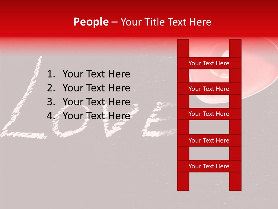 Bougies Aimer St Valentin PowerPoint Template