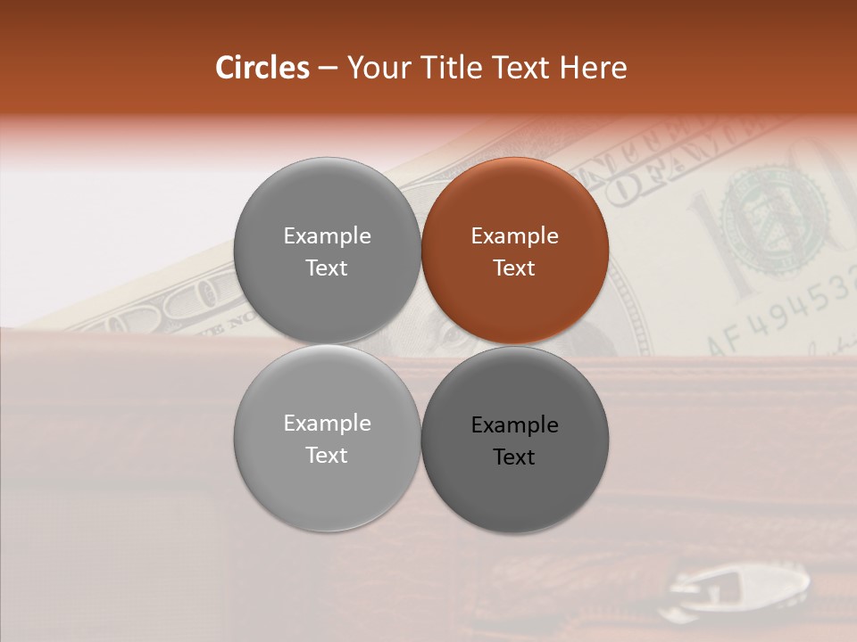 Purse American Sight PowerPoint Template