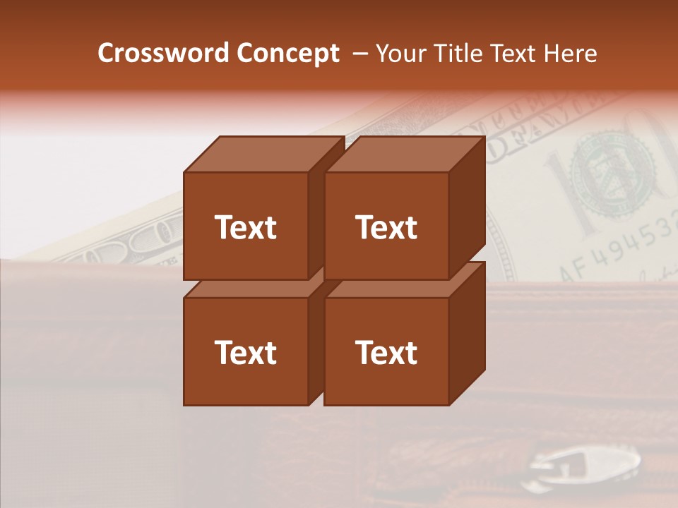 Purse American Sight PowerPoint Template