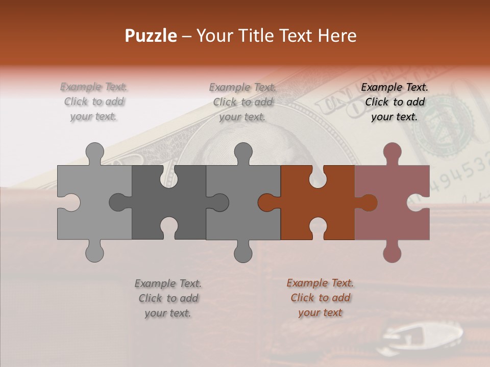 Purse American Sight PowerPoint Template