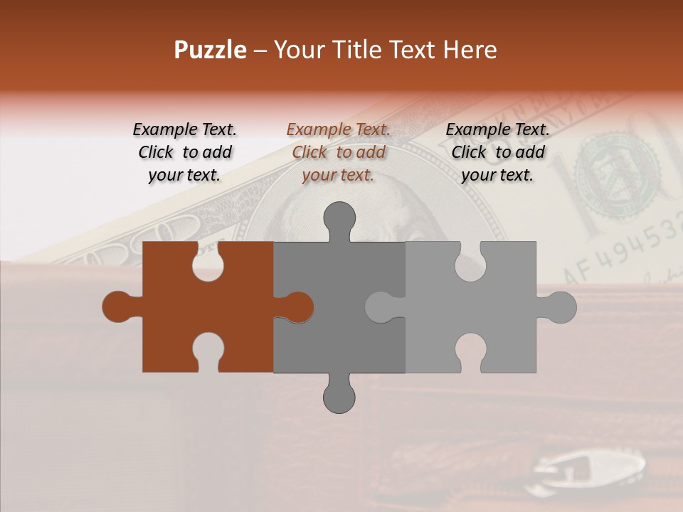 Purse American Sight PowerPoint Template