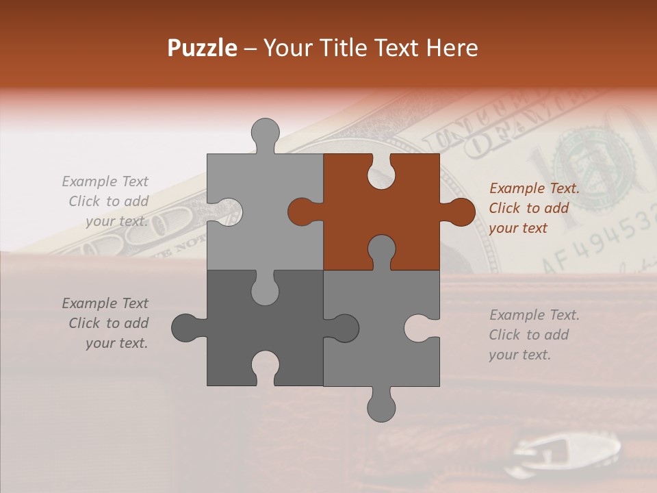 Purse American Sight PowerPoint Template