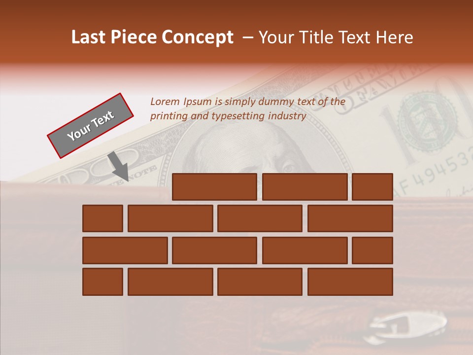 Purse American Sight PowerPoint Template