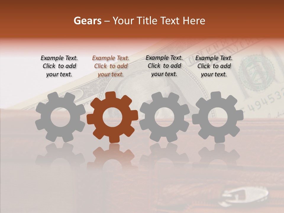 Purse American Sight PowerPoint Template