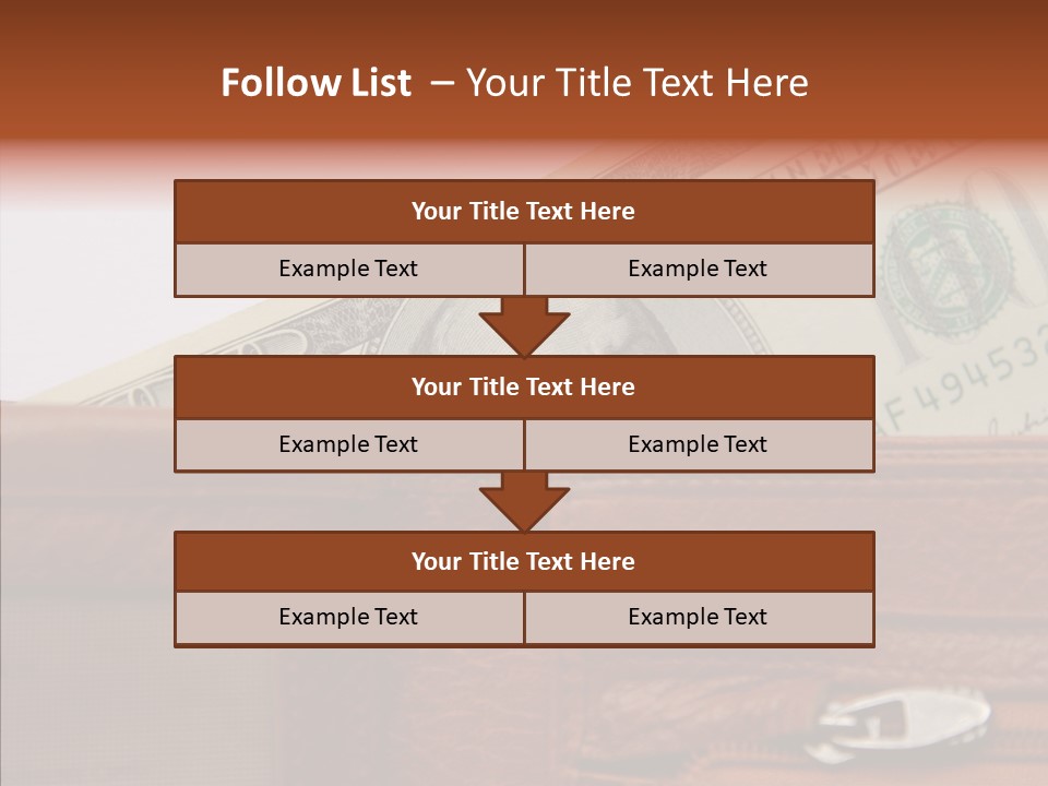 Purse American Sight PowerPoint Template