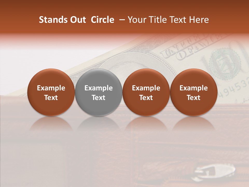 Purse American Sight PowerPoint Template