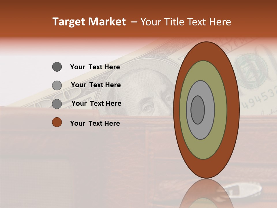 Purse American Sight PowerPoint Template