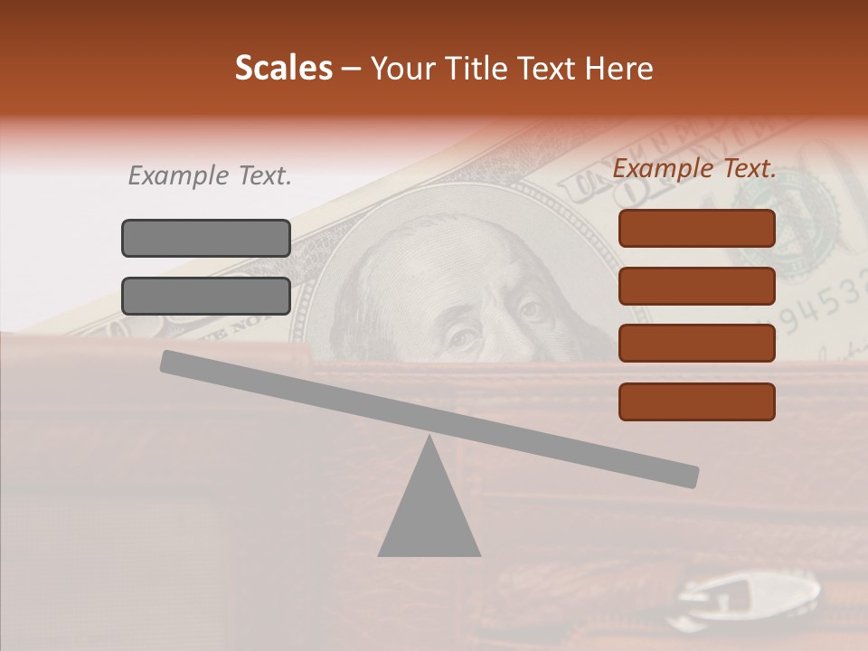 Purse American Sight PowerPoint Template