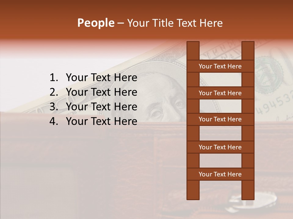 Purse American Sight PowerPoint Template