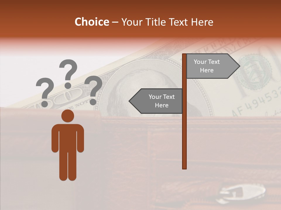 Purse American Sight PowerPoint Template