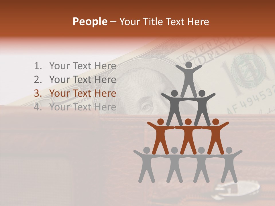 Purse American Sight PowerPoint Template