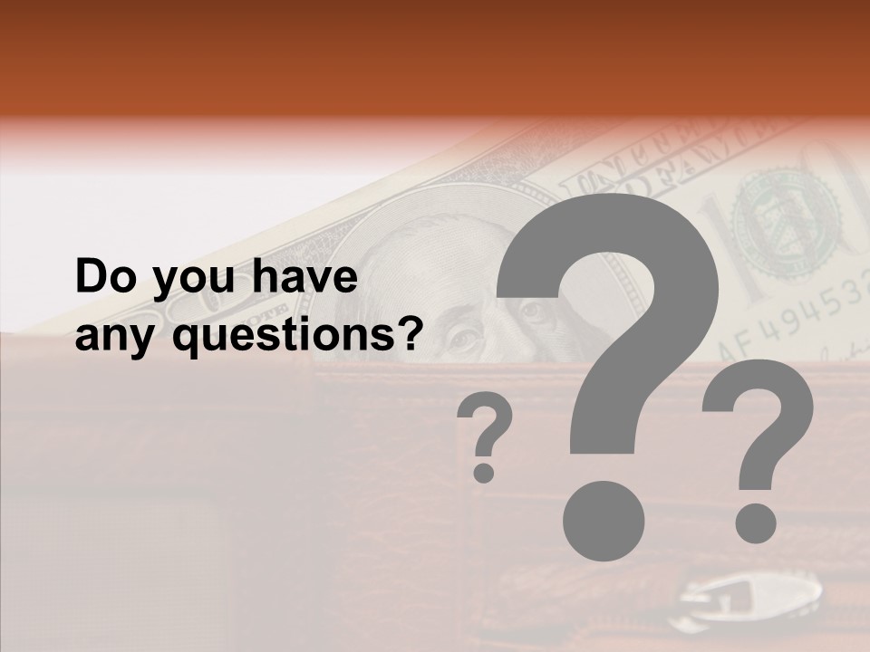 Purse American Sight PowerPoint Template