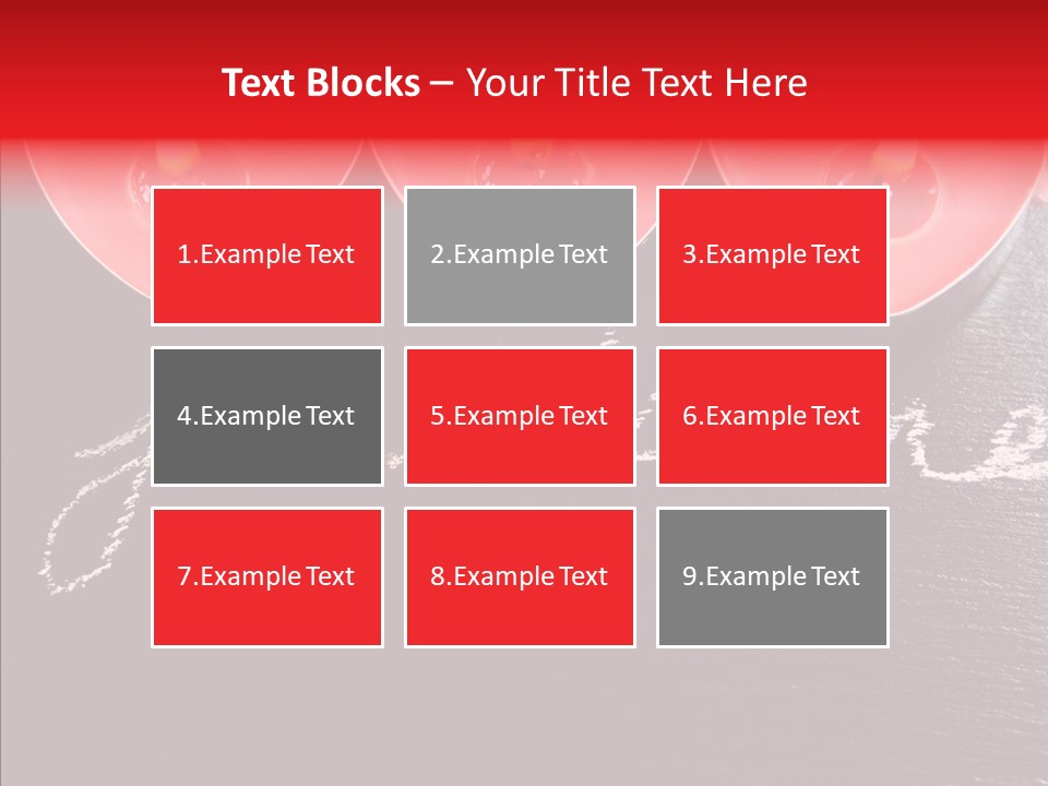 Rouge Noir Flamme PowerPoint Template