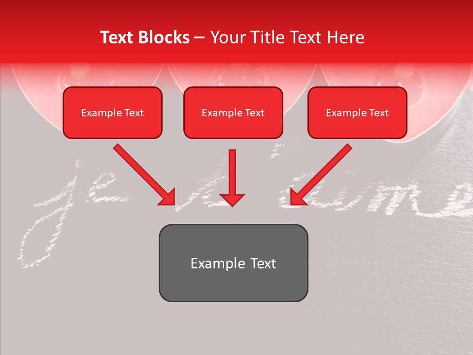 Rouge Noir Flamme PowerPoint Template