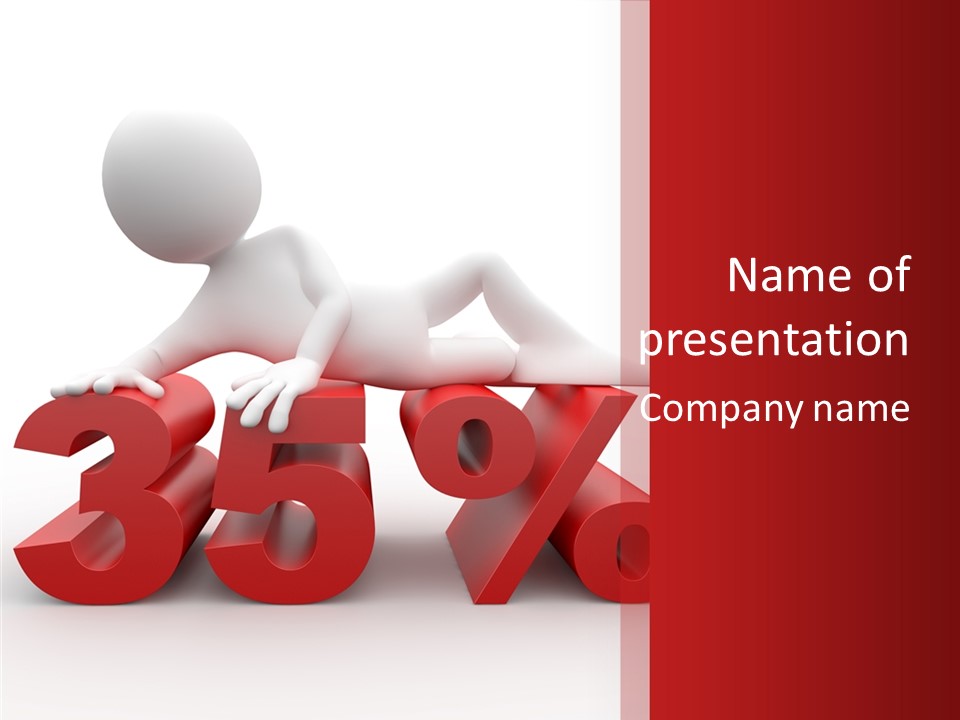 Number Economic Consumer PowerPoint Template