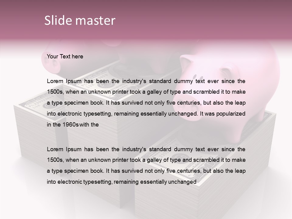 Finances Rich Graph PowerPoint Template