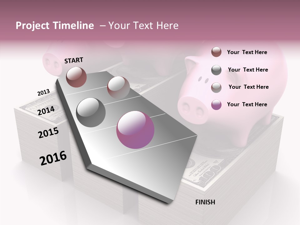 Finances Rich Graph PowerPoint Template