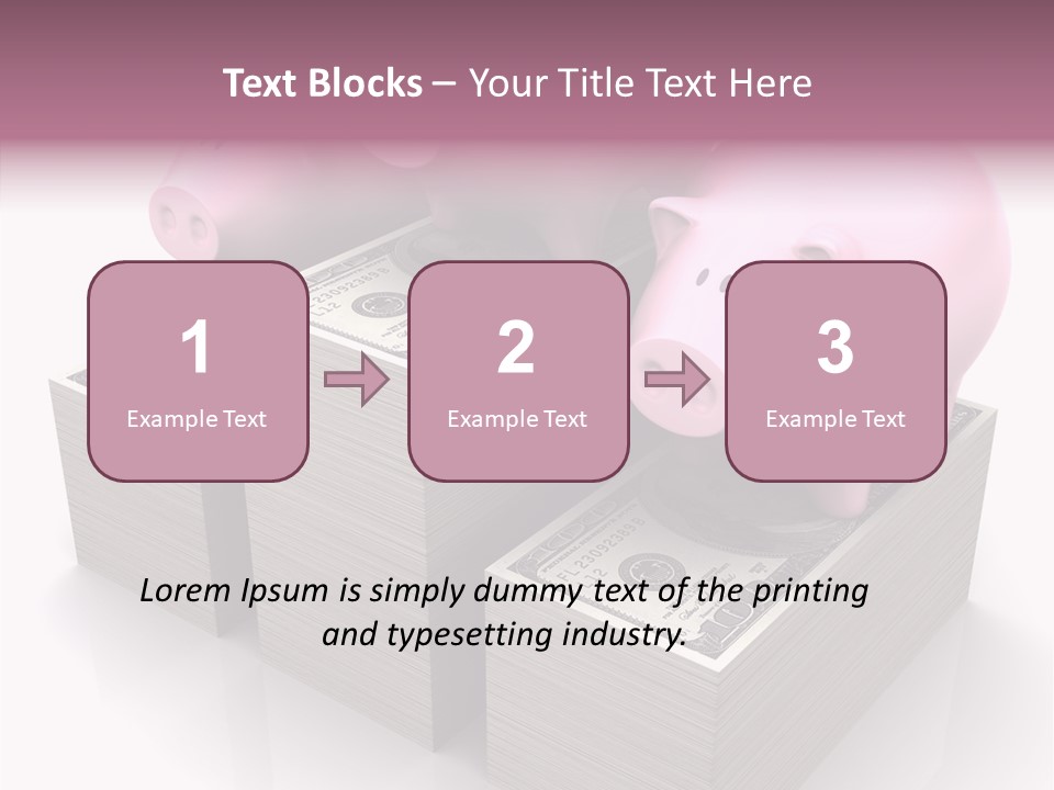 Finances Rich Graph PowerPoint Template