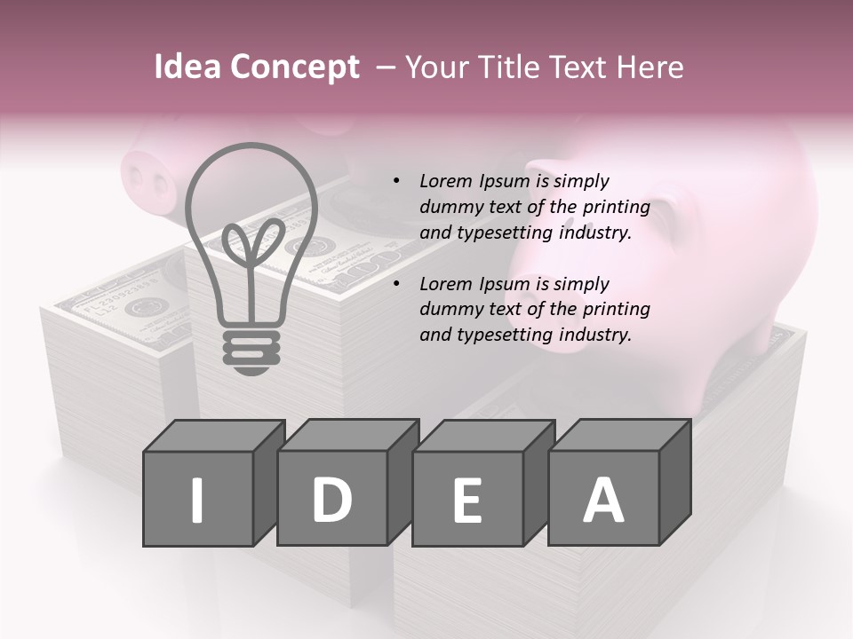 Finances Rich Graph PowerPoint Template